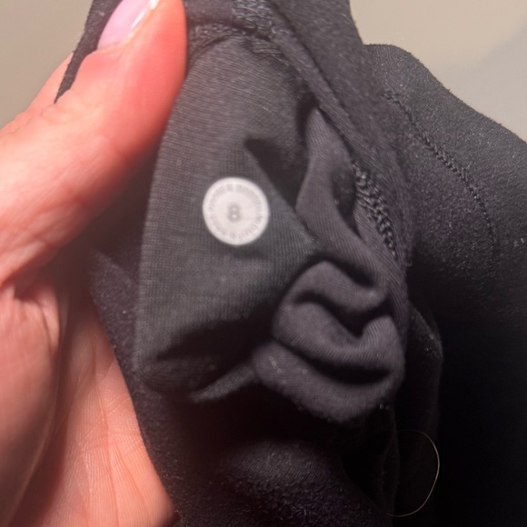 Lululemon Align HR Pant 25” Nulu Size 8 Black Granite BGNT 52624 - Picture 7 of 12